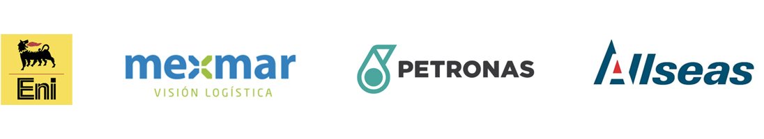 Clientes: Eni, Mexmar, Petronas, Allseas, Grupo Protexa, Perforadora México, Arendal, Grupo R, Grupo EVYA, DEMAR, Subsea 2